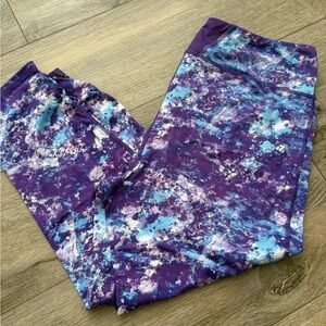 GAIAM Purple and Blue Women's Leggings